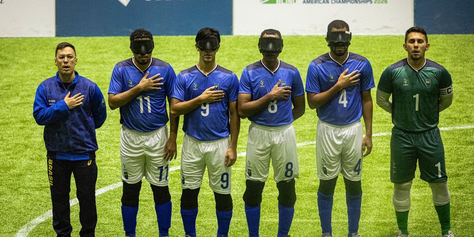 Brasil busca o hepta na Copa América de futebol de cegos