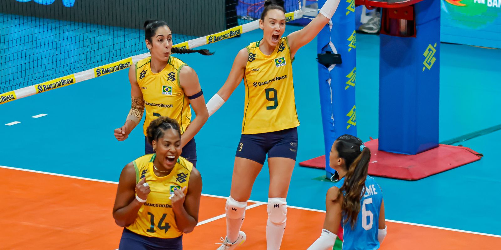 Brasil carimba passaporte para as Olimpíadas de Los Angeles 2028 no vôlei