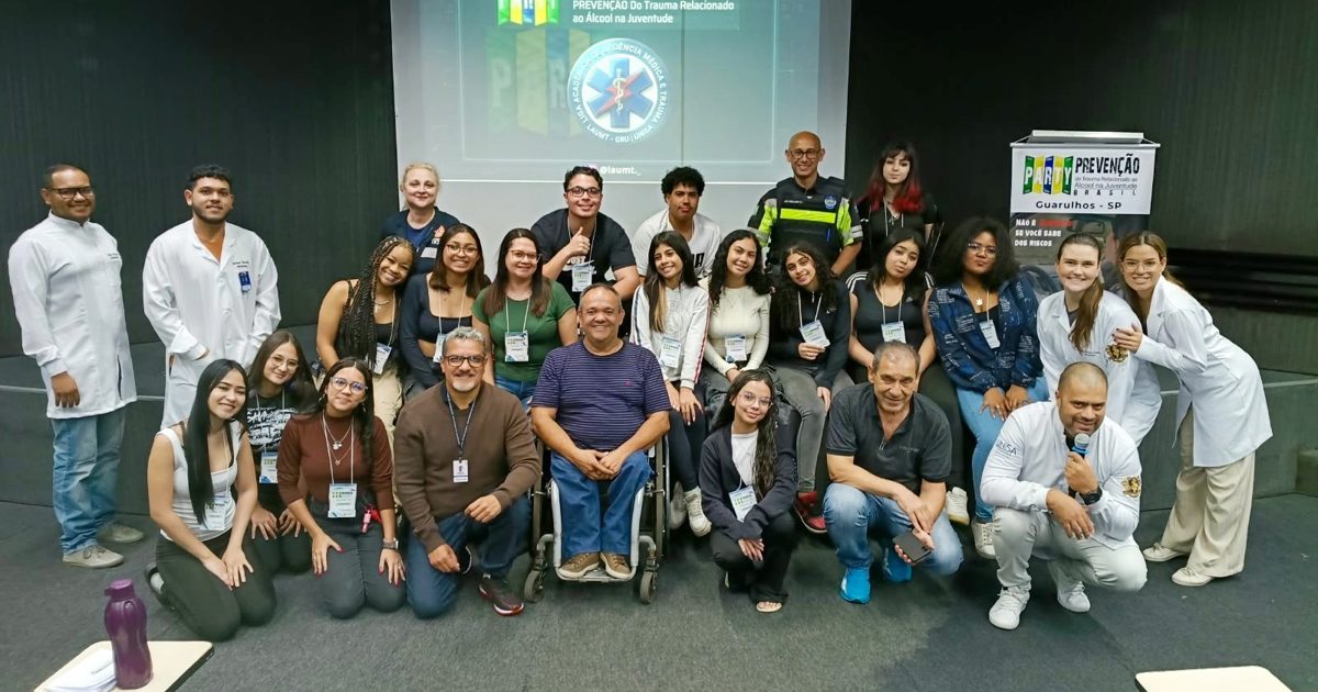 Estudantes participam de programa de prevenção a traumas em Guarulhos