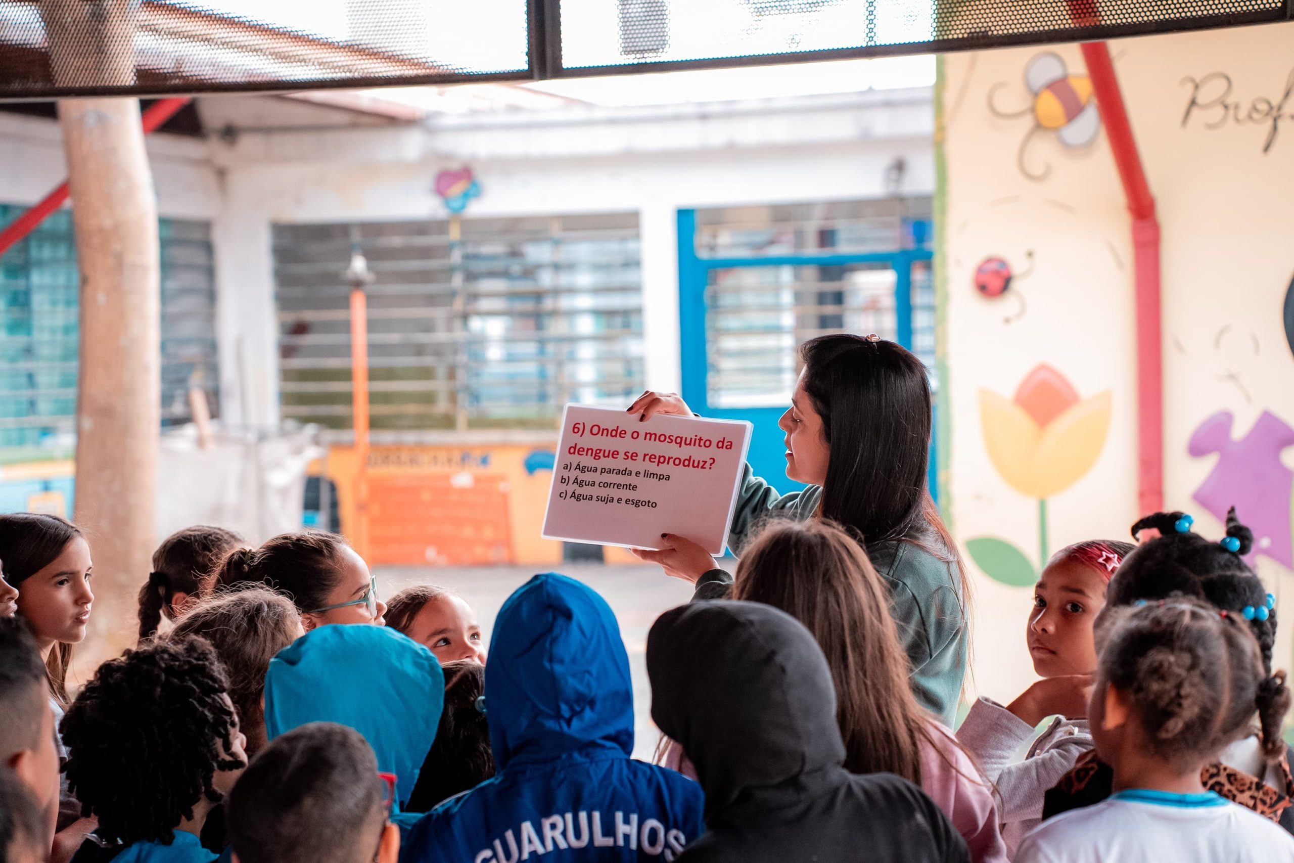 Guarulhos capacita 6 mil alunos contra a dengue em escolas municipais