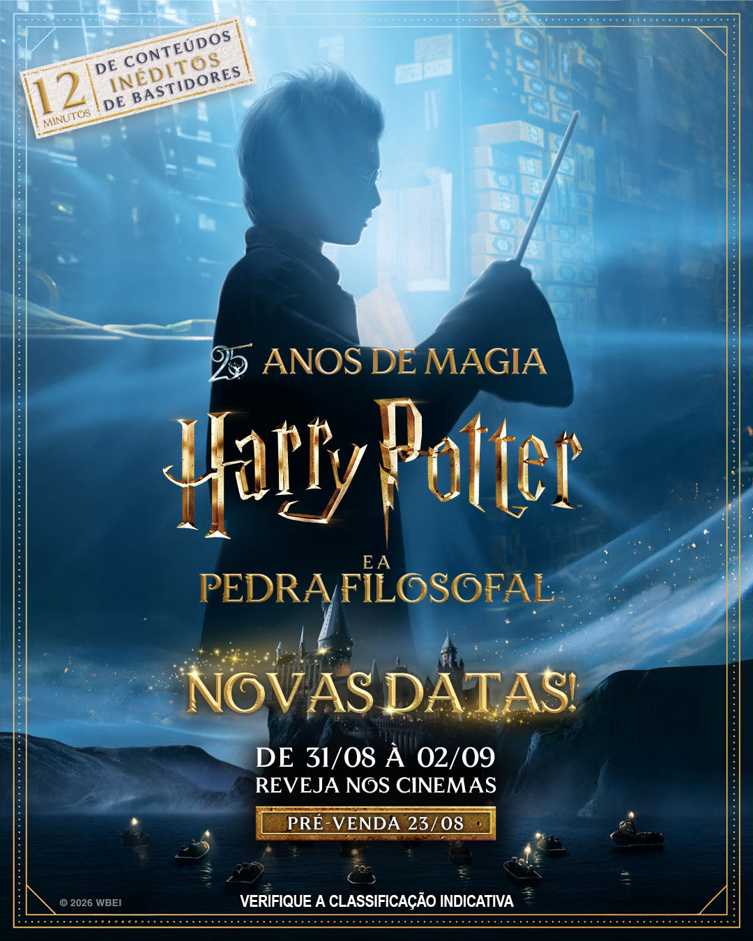 Harry Potter ganha novas sessões nos cinemas após sucesso em Guarulhos