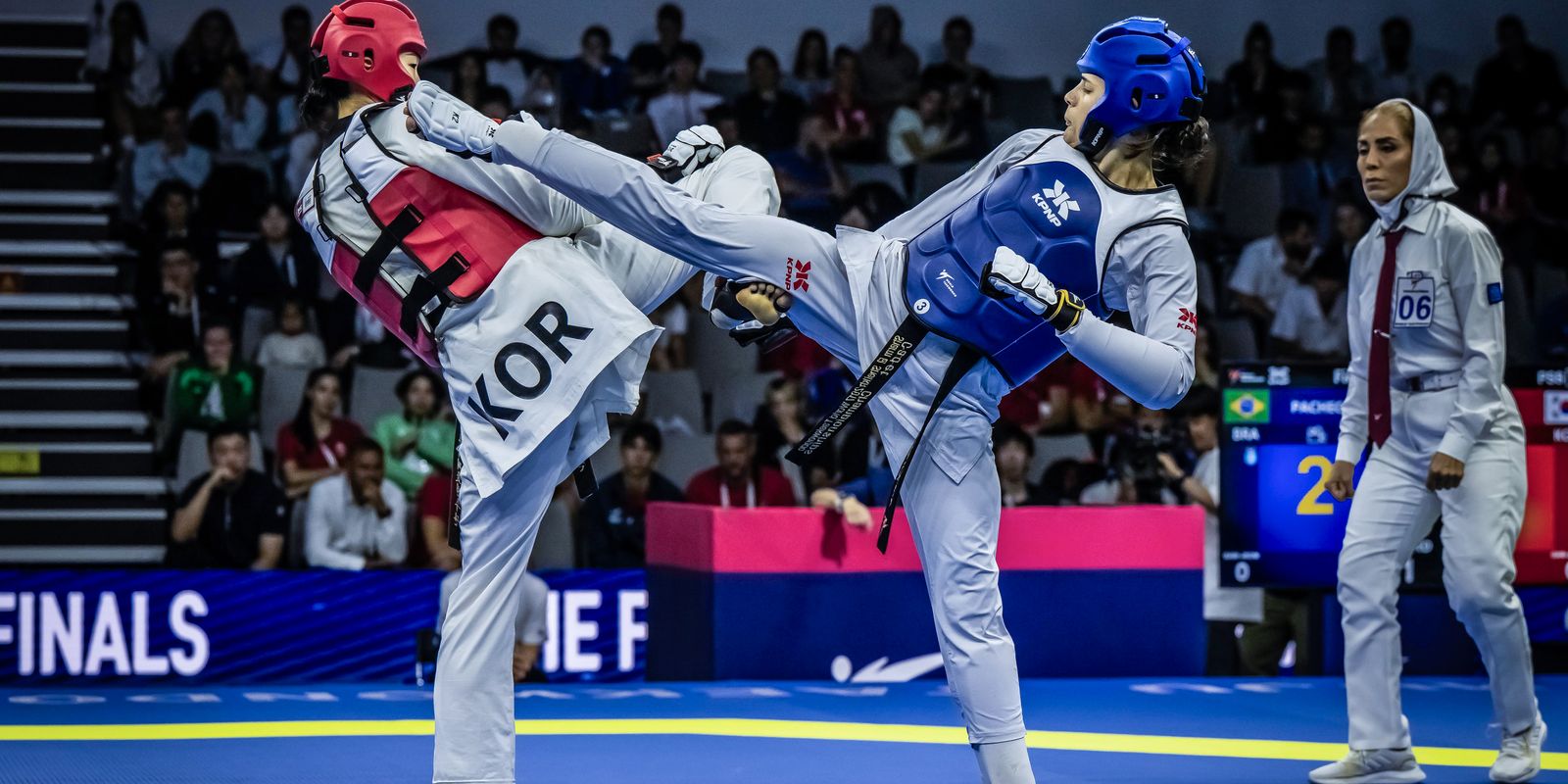 Maria Clara Pacheco fatura o Grand Prix de Muju no taekwondo