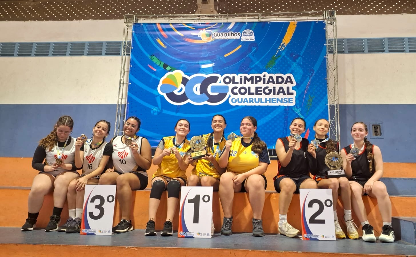Olimpíada Colegial Guarulhense revela campeões em xadrez, damas e basquete