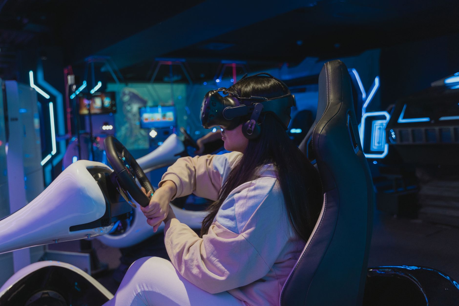Parque de realidade virtual em shopping de Guarulhos atrai público