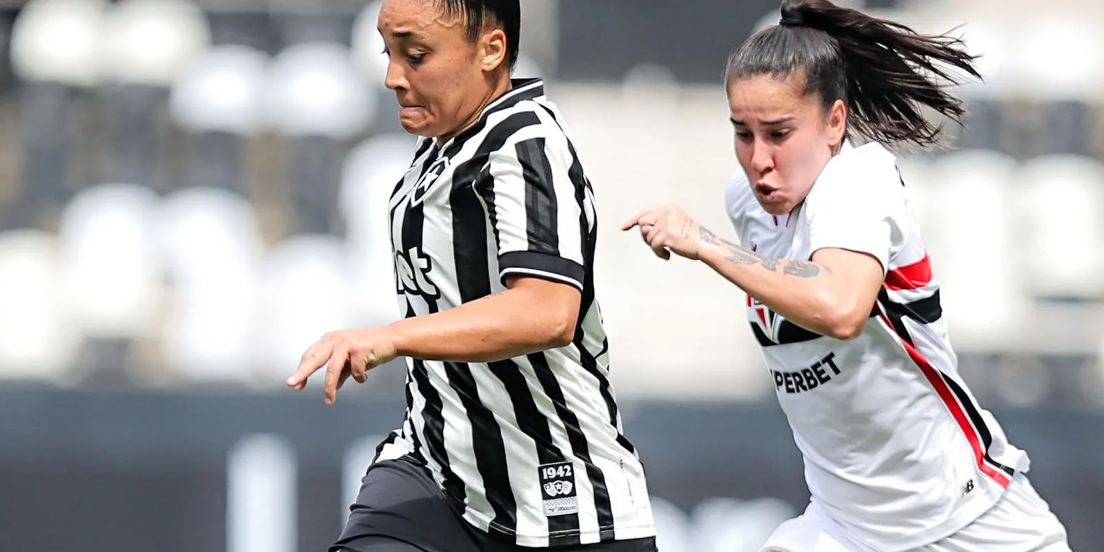 São Paulo venceu por 5 a 1 no Estádio Nilton Santos (Foto: Arthur Barreto/BFR)
