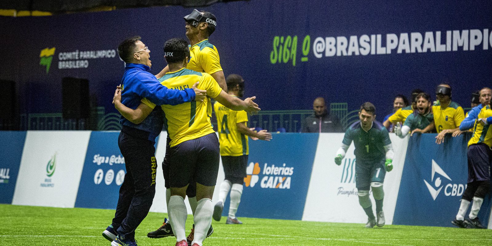 Brasil na final da Copa América de futebol de cegos