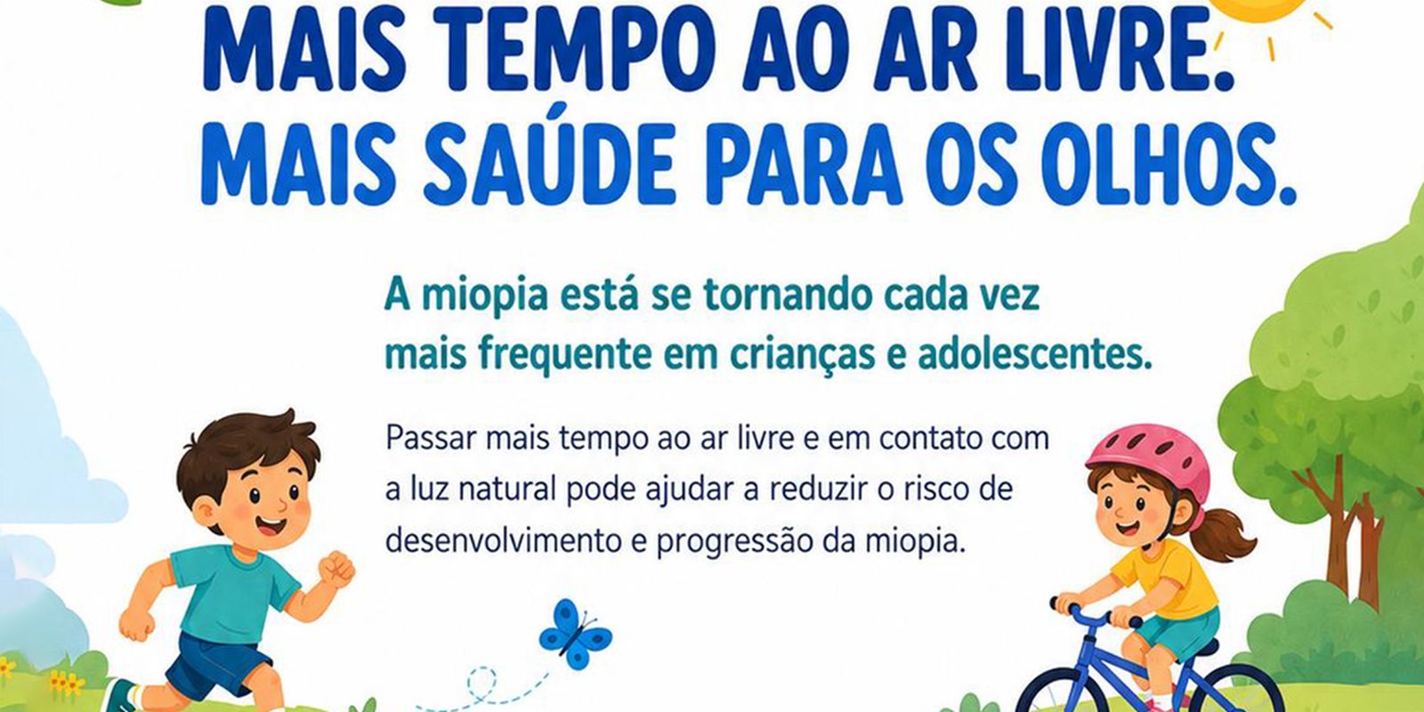 Cartilha alerta sobre avanço da miopia infantil pelo uso de telas