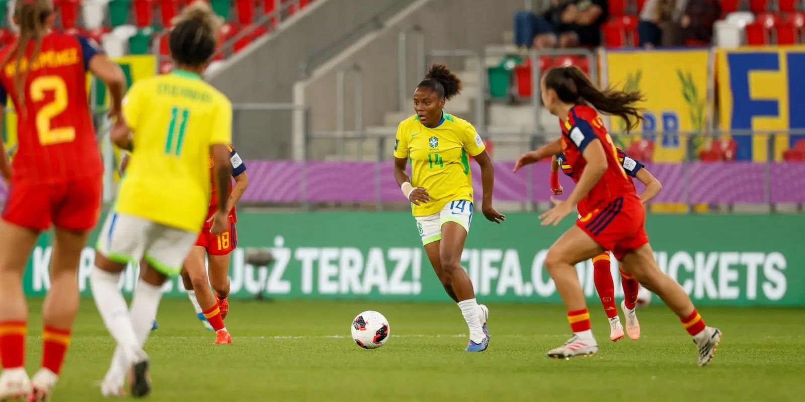 Seleção brasileira sub-20 é eliminada pela Espanha no mundial